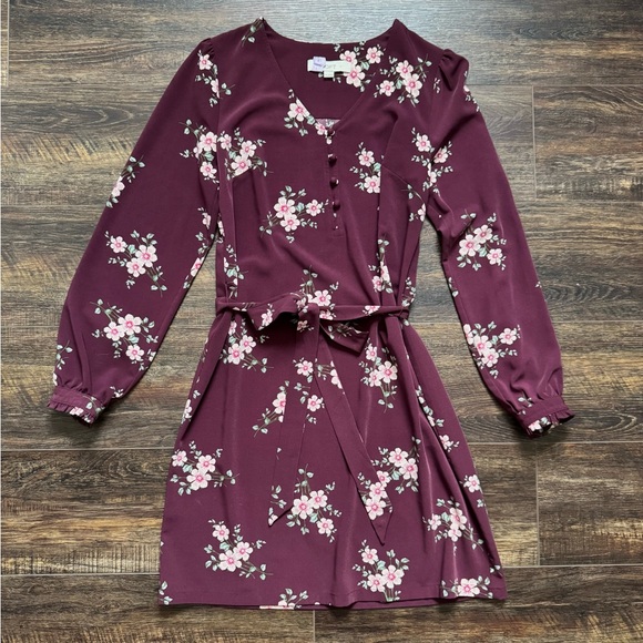 LOFT Dresses & Skirts - LOFT Women’s Floral Long Sleeved Dress Size 0